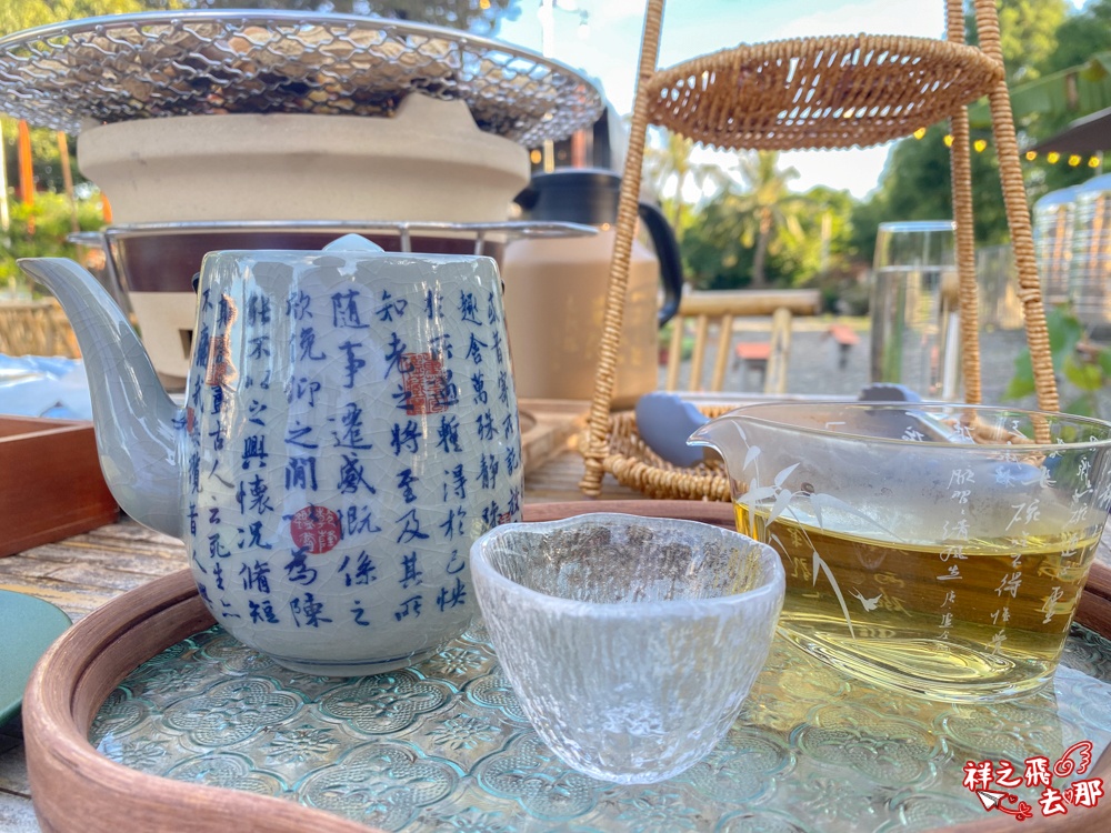 祥之飛去台南歸仁景點｜「打茶趣」體驗圍爐煮茶.隱藏在一水綠舟莊園內人氣打卡景點.近台南高鐵站