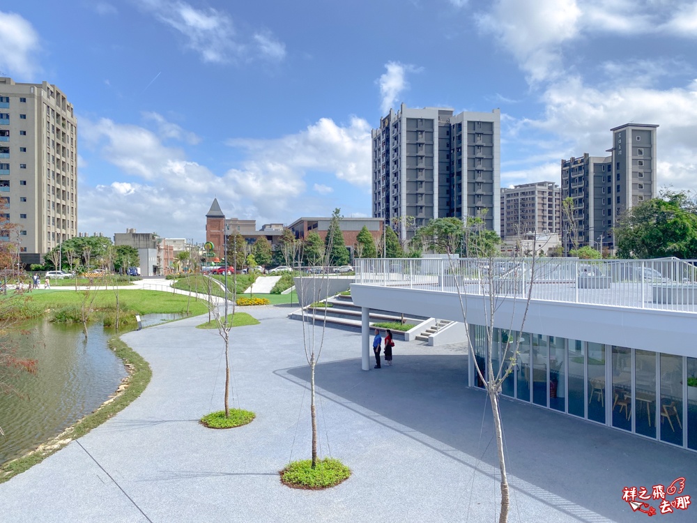 祥之飛去桃園大園景點｜華興池生態親子公園.近距離看飛機降落＋滑索獨木舟＋生態遊戲場一次滿足