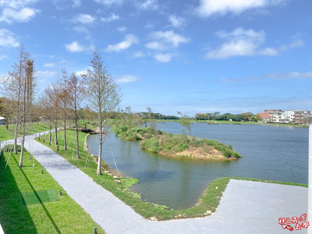 祥之飛去桃園大園景點｜華興池生態親子公園.近距離看飛機降落＋滑索獨木舟＋生態遊戲場一次滿足