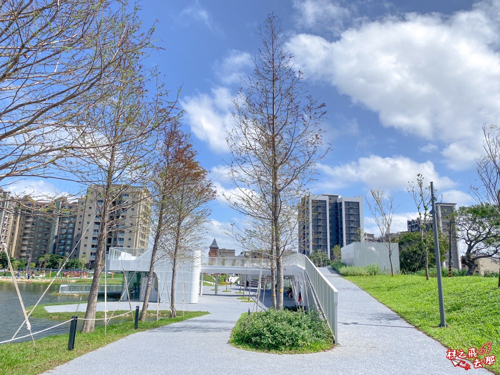 祥之飛去桃園大園景點｜華興池生態親子公園.近距離看飛機降落＋滑索獨木舟＋生態遊戲場一次滿足