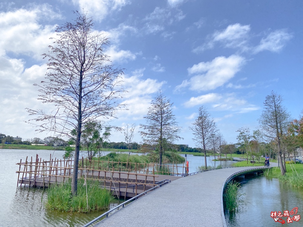 祥之飛去桃園大園景點｜華興池生態親子公園.近距離看飛機降落＋滑索獨木舟＋生態遊戲場一次滿足