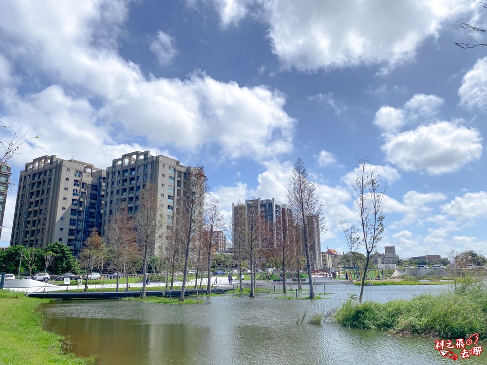 祥之飛去桃園大園景點｜華興池生態親子公園.近距離看飛機降落＋滑索獨木舟＋生態遊戲場一次滿足