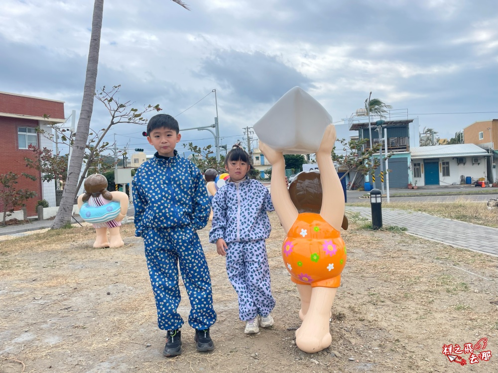 祥之飛去屏東車城景點｜落山風藝術季「在海邊的人」裝置藝術拍照景點整理