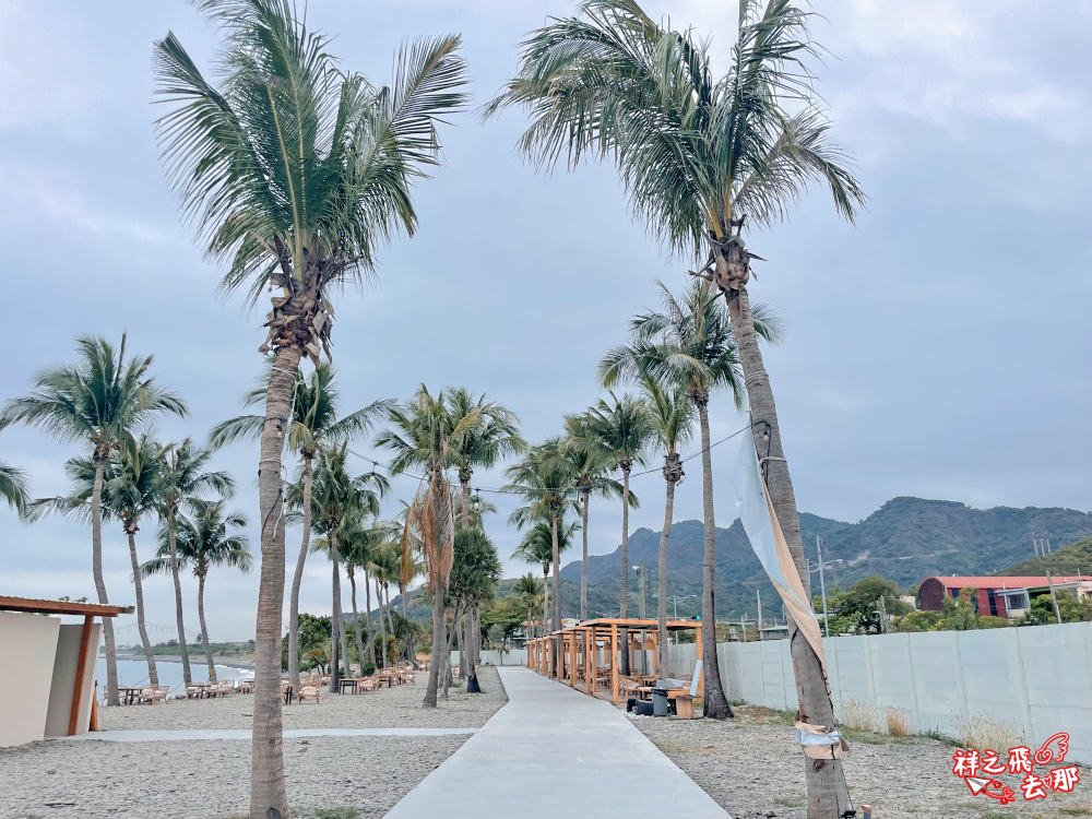 祥之飛去屏東枋山景點｜椰海·漫漫 Coconut Coast｜海岸第一排咖啡廳，新開幕夢幻景點，吹海風看夕陽超療癒
