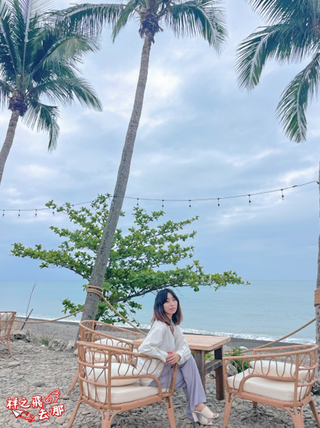 祥之飛去屏東枋山景點｜椰海·漫漫 Coconut Coast｜海岸第一排咖啡廳，新開幕夢幻景點，吹海風看夕陽超療癒