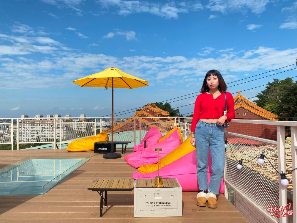 祥之飛去桃園蘆竹景點｜秘覓良品山上花兒開了.五酒桶山登山口旁.懶骨頭椅X無敵山景.秘境景觀咖啡廳推薦